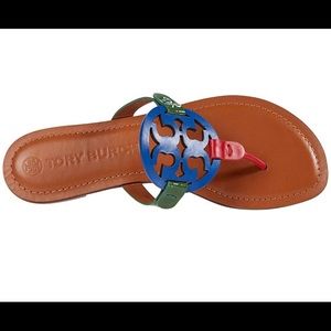 Brand New Tory Burch Multi-colored Sandals!